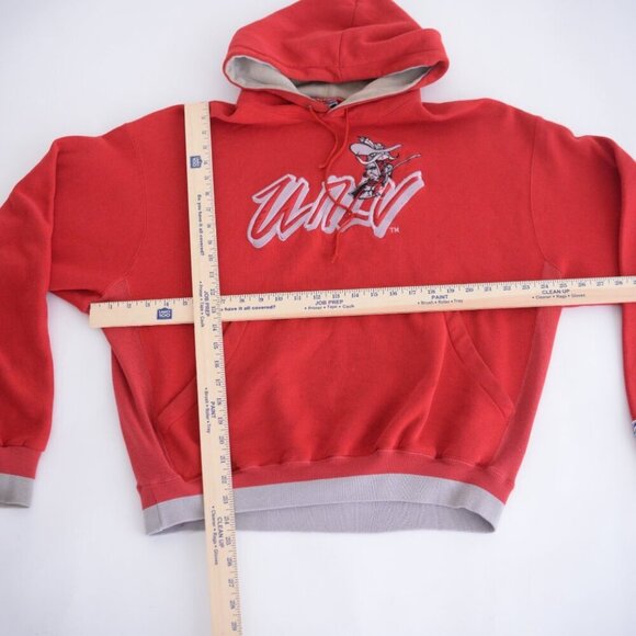 Vintage The Game Red UNLV Collegiate Hooded Pull Over Sweatshirt 2XL - Picture 3 of 9